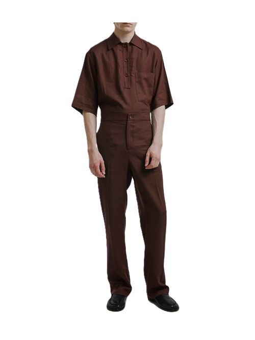 HEVO Pantaloni TorreChianca in lino e viscosa marroni Hevo | TORRECHIANCA 20L707 1118BROWN